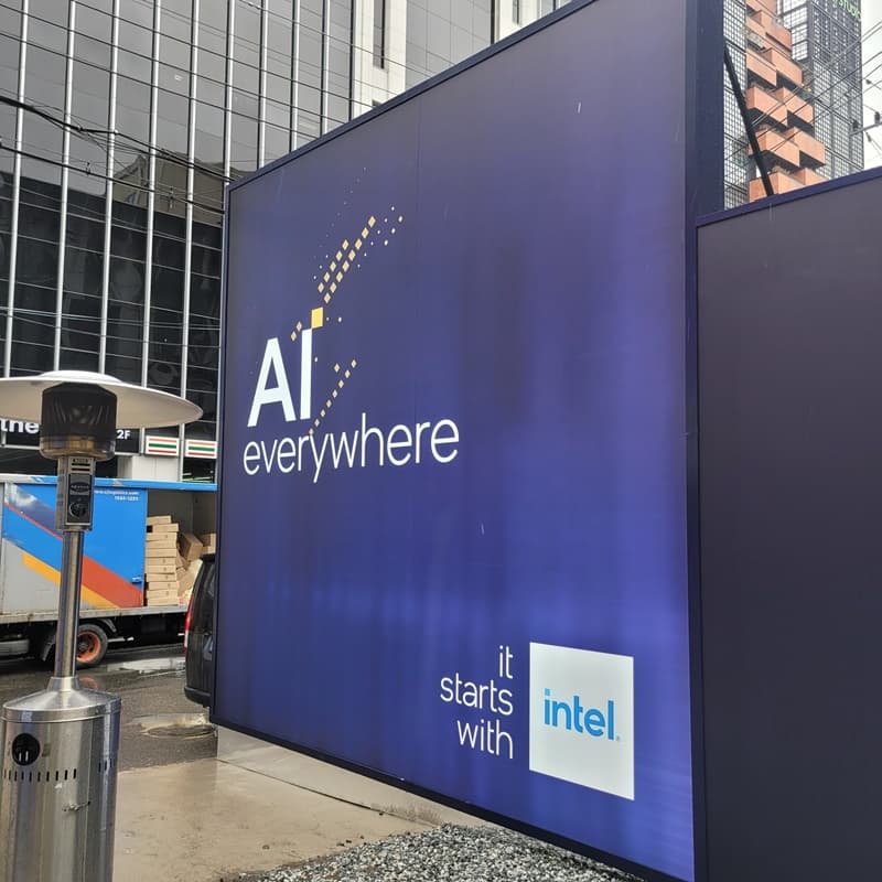 AI는 팝업스토어에서 가능할까? 인텔코어 울트라 AI everyehere 팝업스토어 성수